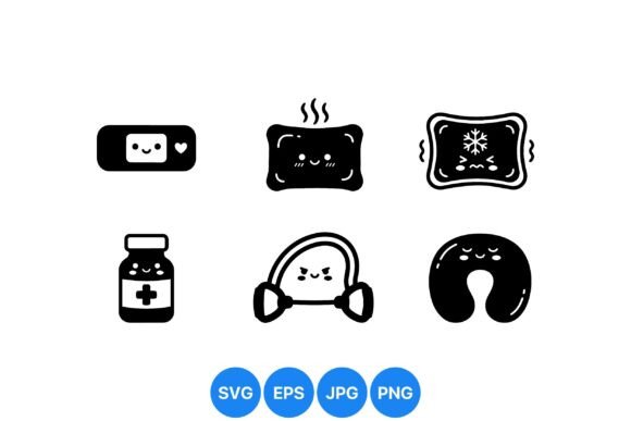 Cute Kawaii Medical Icon Clipart