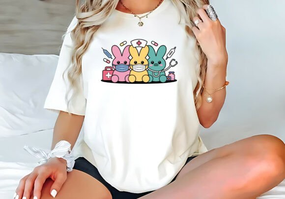 Easter Nurse T Shirt Design