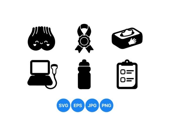 Funny Medical Healthcare Icons