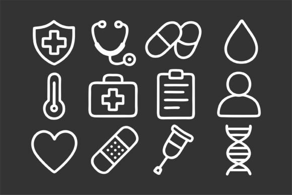 Healthcare Medical Icons Set
