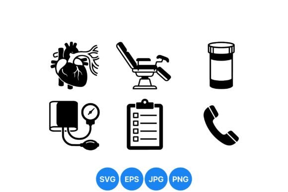 Medical Icon Clipart Collection