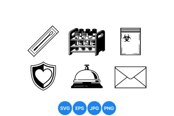Medical Icons Vector Clipart Set