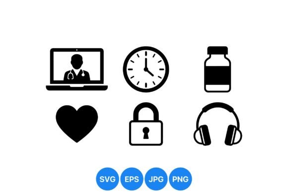 Minimalist Medical Icon Set