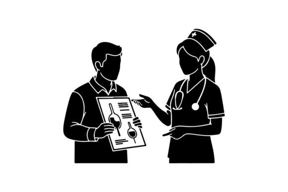 Nurse Receiving Job Certificate Vector I