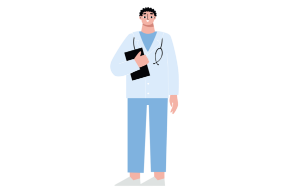 Professional Medical Character. Hospital